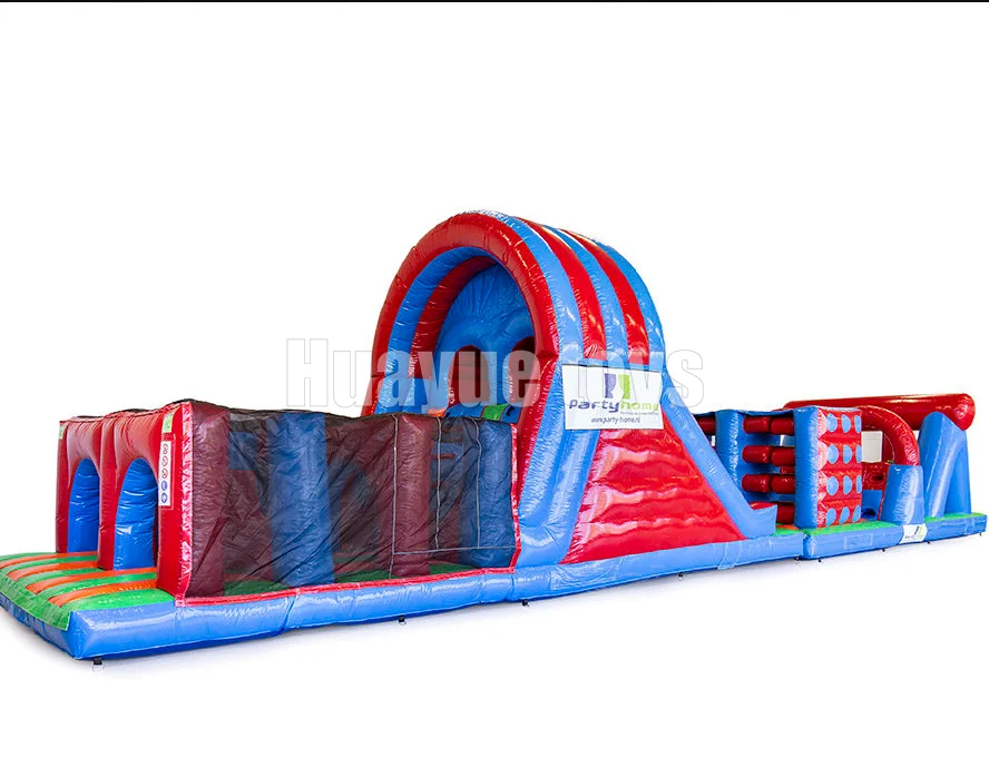 Outdoor Obstacle course Inflatable Team Building sport for Kids/Adults Games Toy Inflatable Obstacle Course Slide