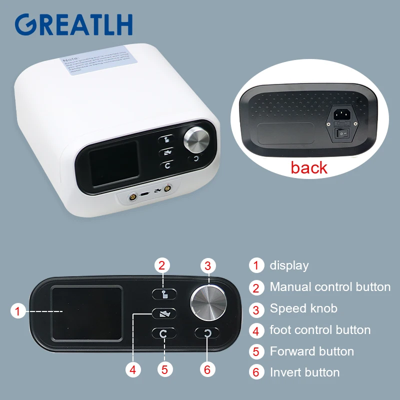 High Quality Medical Orthopedic High Speed neuro surgery drill device set for neuro spine