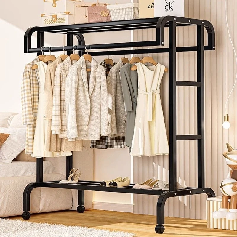 New Arrival Garment Shop Dress Display Rack Iron Floor Type Wedding Dress Shelf Clothes Hanger Multifunction Storage Shelf