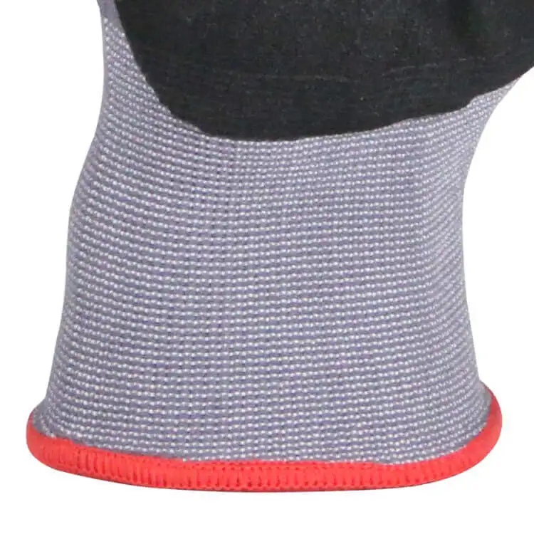 ENTE SAFETY nylon spandex softness nitrile sandy finish working oil and gas  good grip garden worker gloves