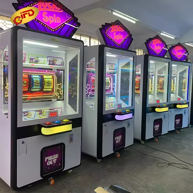 IFD Coin Operated Games Indoor Game Lottery Key Master Pirze Machine Lucky Spin 666  Vending Prize Machine For Sale