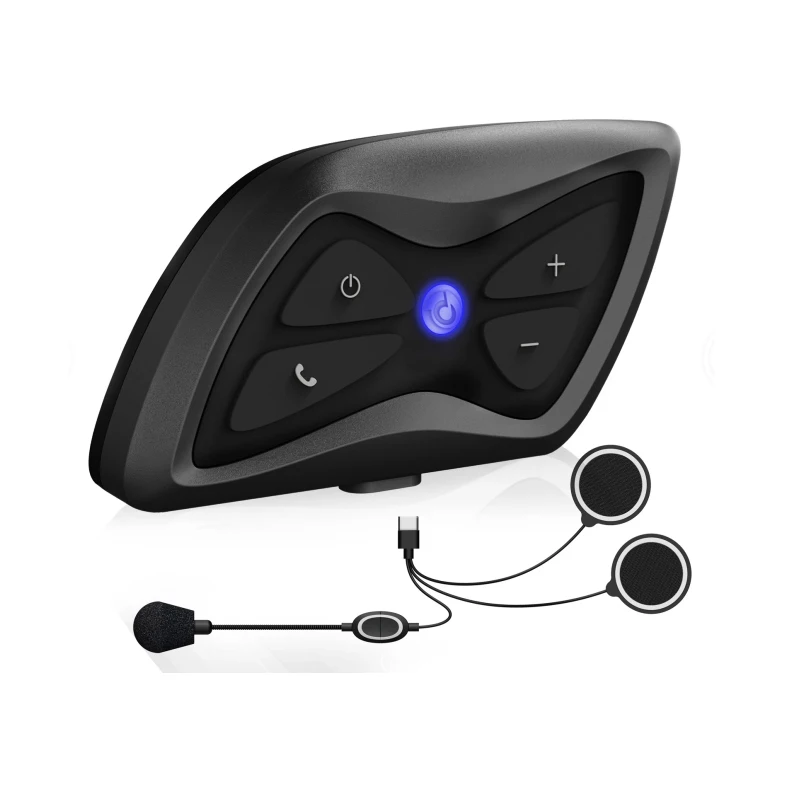 1500 м мотоцикл bt шлем со встроенной батареей 850mA домофон гарнитура для мотоцикла