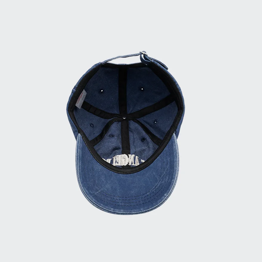 Unstructured cotton Los Angeles baseball cap 6 panels personalized custom dad hats with embroidery logo