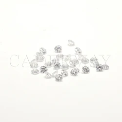 Wholesale Small size Synthetic Stone Round Brilliant Cut Melee Lab Grown Loose Moissanite VVS Diamond