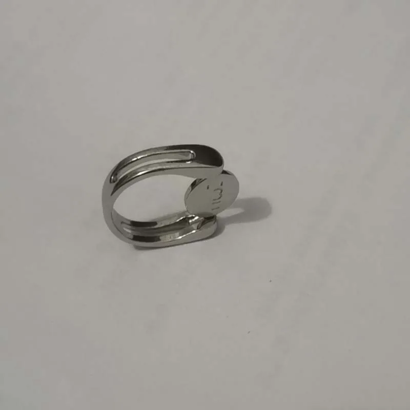 Creative design 18k gold silver plated rotate anxiety relief rings spinner for women