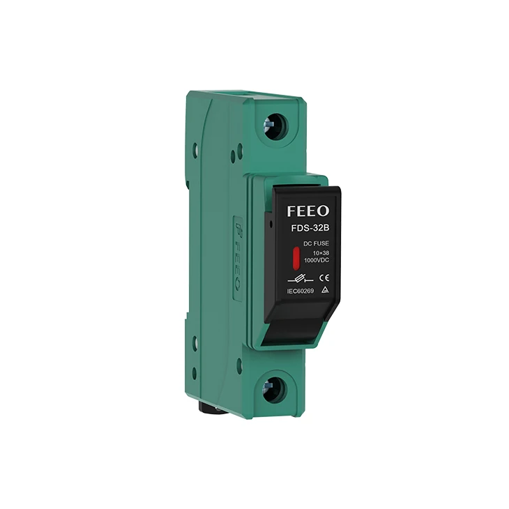 FEEO Солнечная DC предохранитель PV фотоэлектрическая система 32 Amp1000V Din Rail электронный