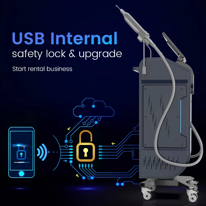 OEM 2 In 1 Beauty Machine nd yag Laser Picosecond Tattoo Removal 1064nm 755nm 808nm ice  Diode Laser Hair Removal Machine