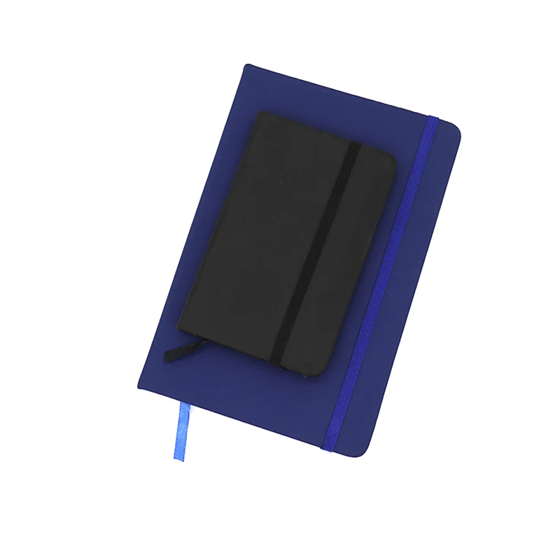 Business 100 lined sheets elastic band pu leather journal notebook with bookmark