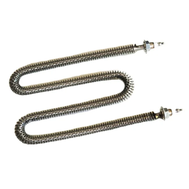 U W I Straight Type Stainless Steel Electric Air Duct Oven Tube Heater Finned Tubular Heater