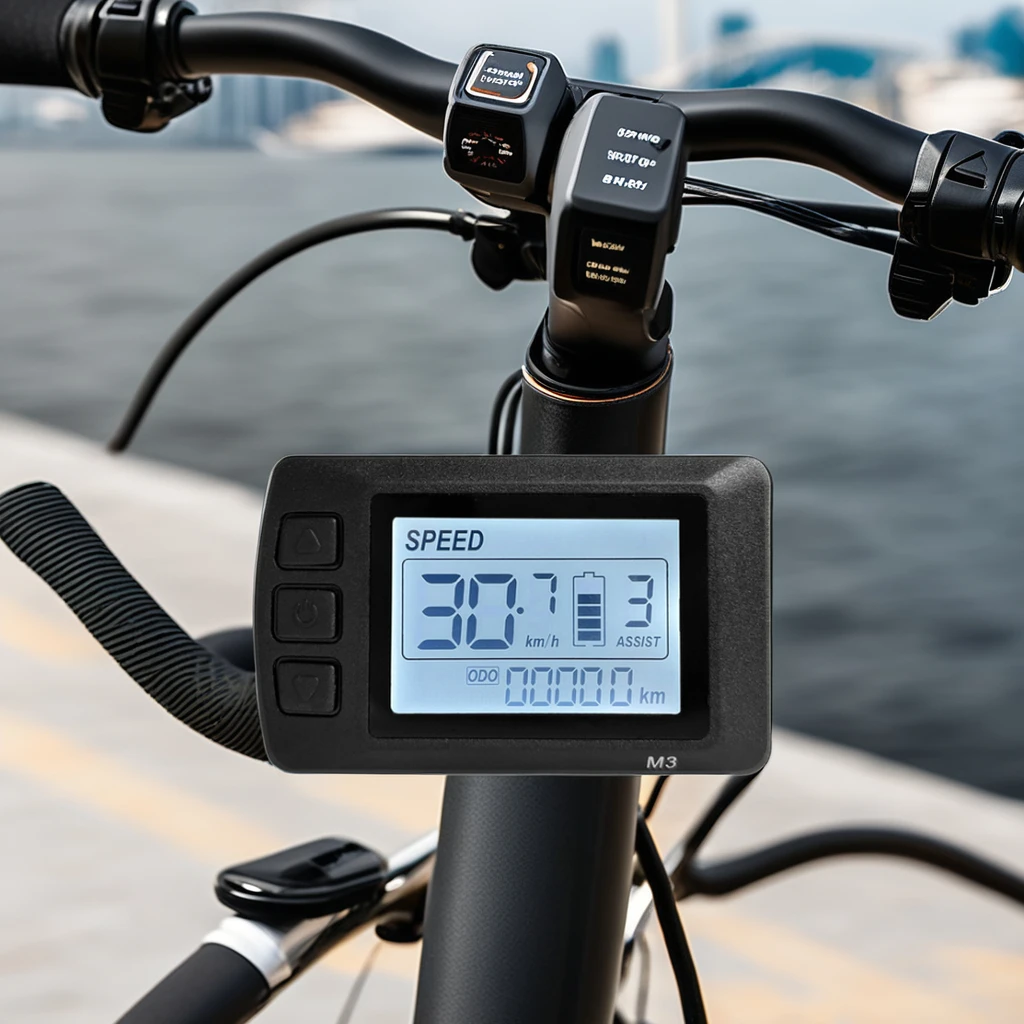 24V 36V 48V Electric Bicycle Smart Control Panel LCD-M3 Display Ebike Suitable Accessories SM Connector Conversion Kit LCD-M3