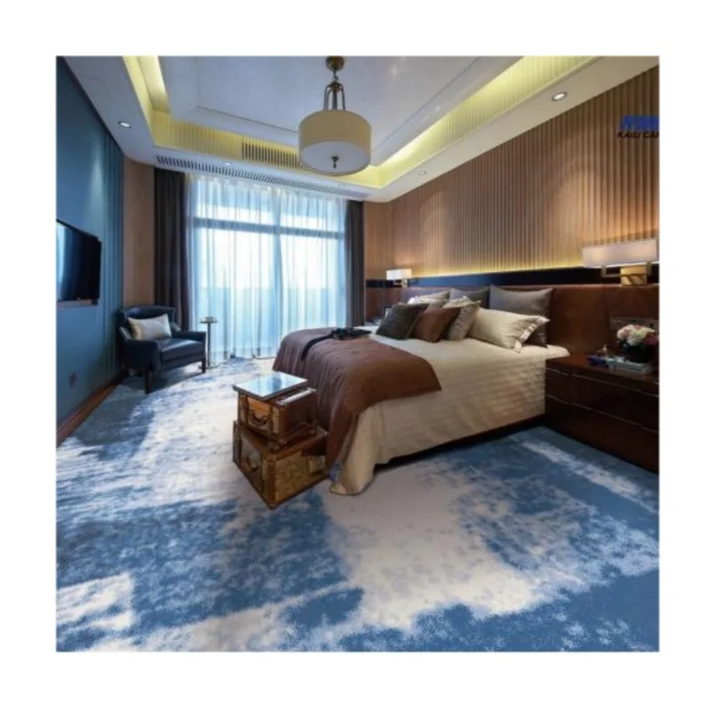 Kaili Printed Nylon Diverse Designs Custom Factory Fireproof Waterproof Jacquard Tufted Carpet for Cinema Theater Hotel Villa