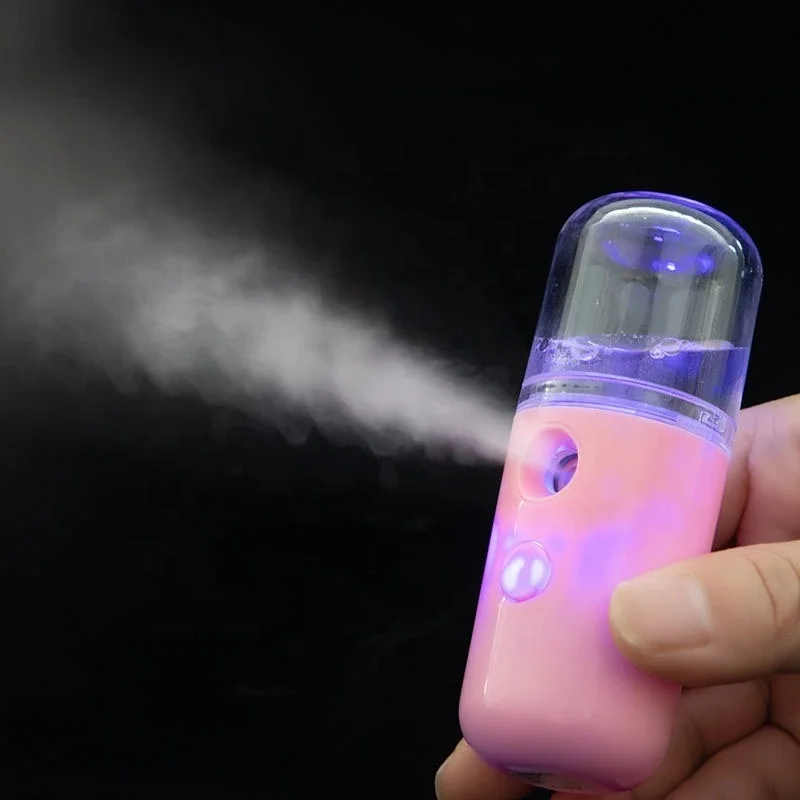 
30ml portable Handheld Skin Care Device pocket mini nano mist spray, for alcohol disinfection multi-use electric sprayer bottle 