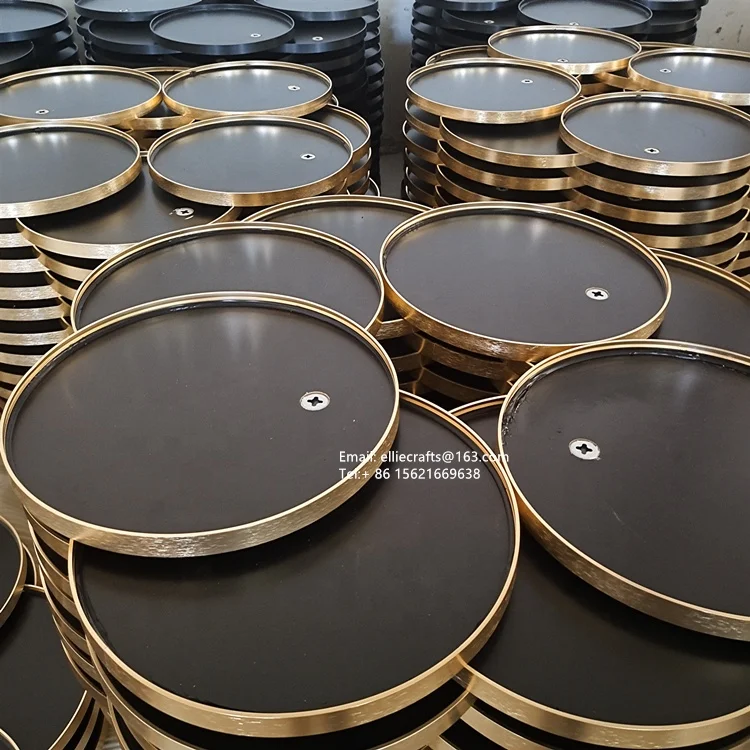 40 50 60cm Round Aluminum frame  Mirror frame with leather Chain Hanging Makeup Bathroom Wall Mirror Decor espejo spiegel