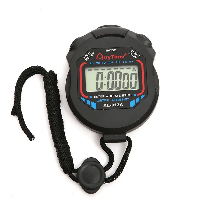 Get-Fit Waterproof Cycling Bike Stopwatch Green Backlight LCD Display with Odometer Speedometer