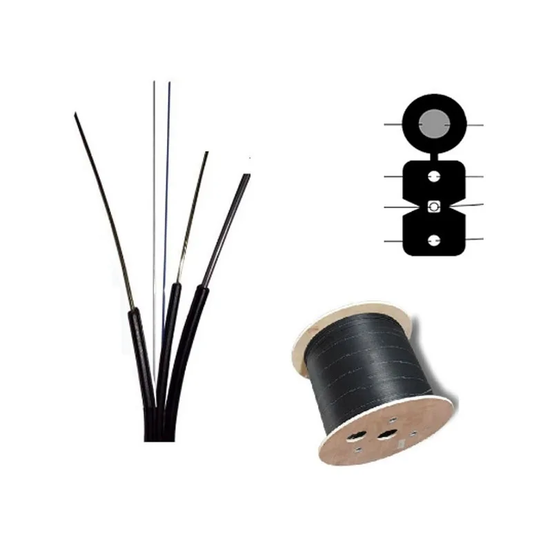 GJYXCH Fiber Optical Cable 1km factory price 4 Core FTTH drop cable 1 2 4 6 8 12 core G657A for Indoor/Outdoor use