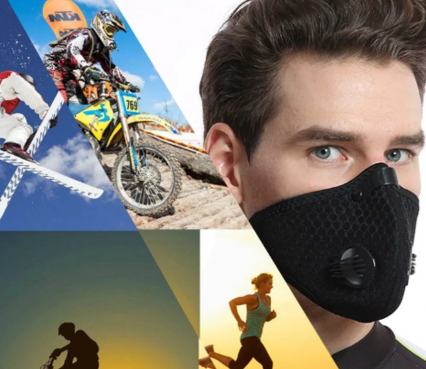 sports respirator mask N95 PM2.5 dust anti smoke ski mask
