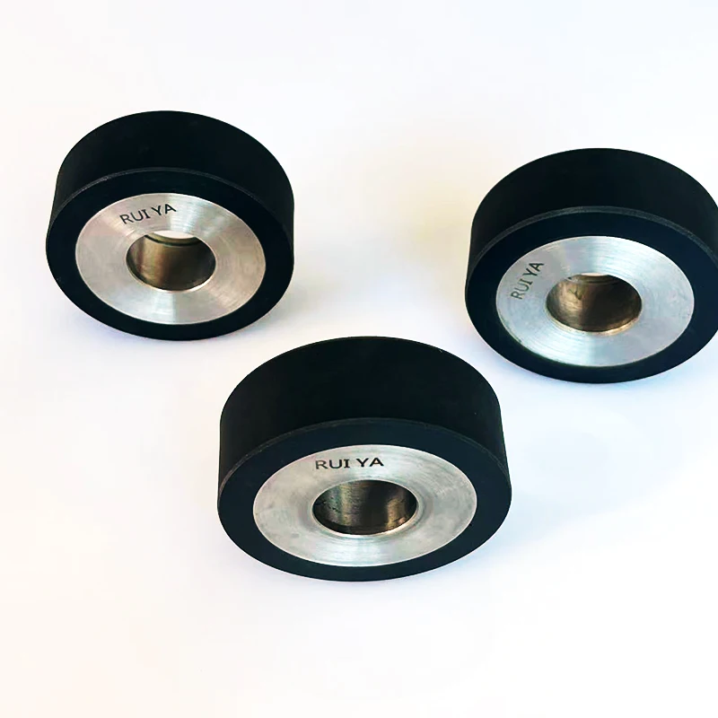 EPDM/NBR rubber rollers customized white/black more colors good quality rubber products PU  rubber wheels