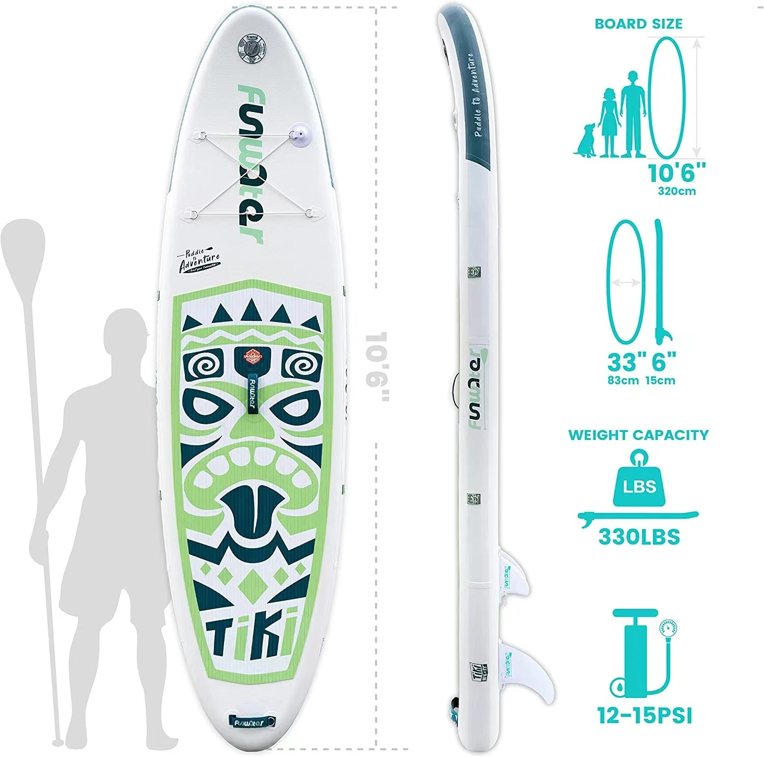 Rush Wave electric Surfboard Jet surfboard inflatable Puddle Board Water Surfing Waterplay surfboard