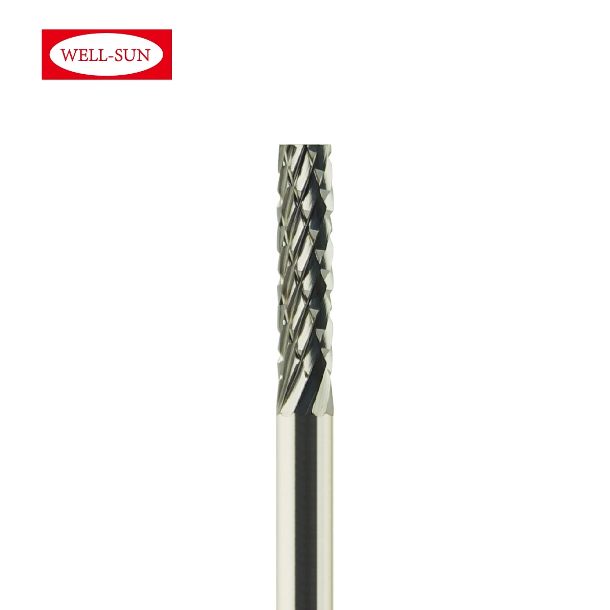 A-03-300183 Factory Cylindrical Without End Cut Tungsten Rotary Carbide Burr 3mm shank Removing Metal Working Bur