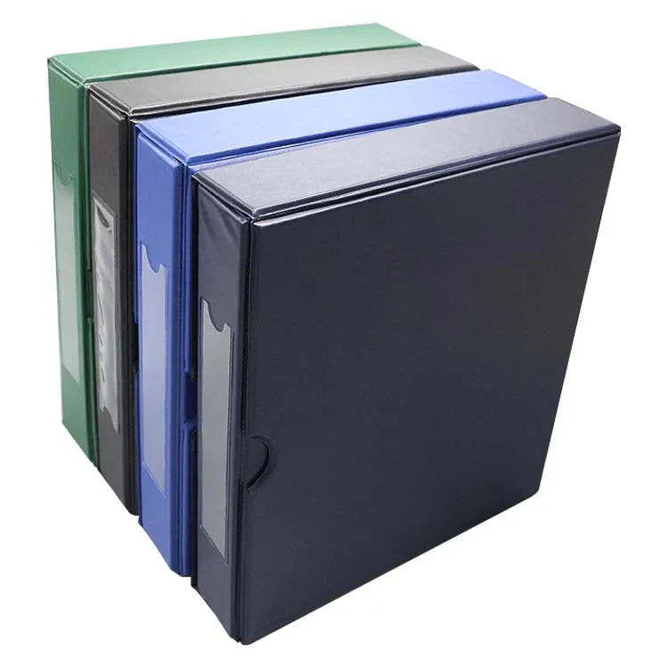 Wholesale Custom Leather Office Folder Plastic PVC 1 Inch 2 Inch 3 Inch D Ring and Round School A3 A4 Ring Binder Book with Logo