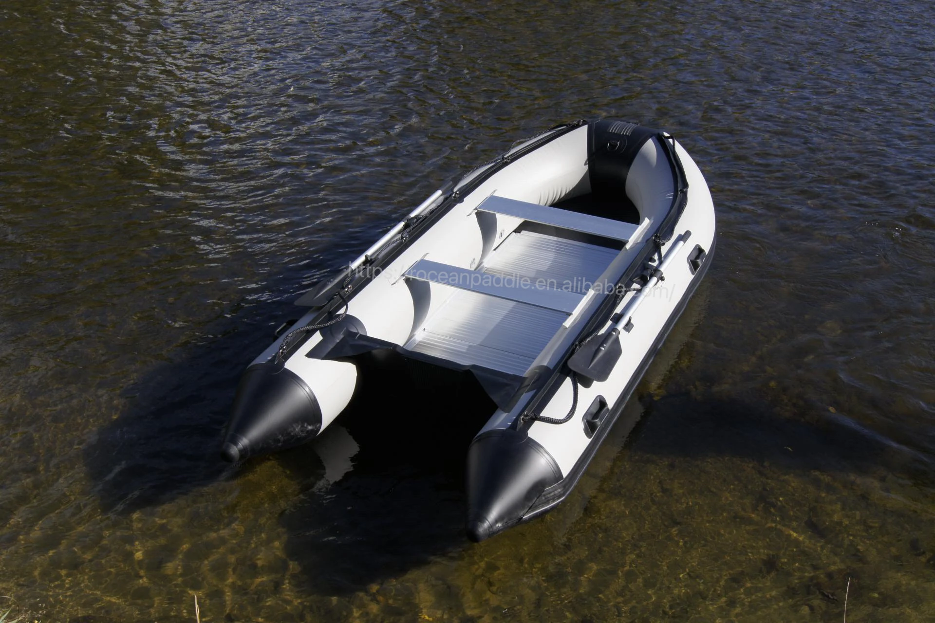 Folding Foldable Plywood Pvc Hypalon Aluminum Floor Inflatable Floating Light Weight Fishing Boat