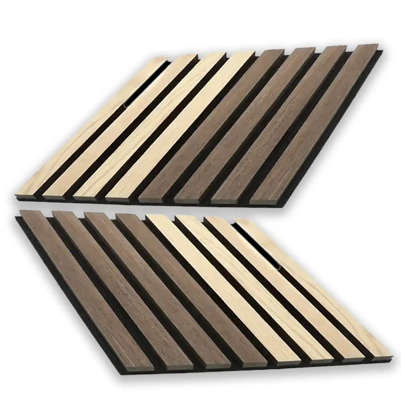 Бесплатный образец акустических стеновых панелей из натурального дерева для дома