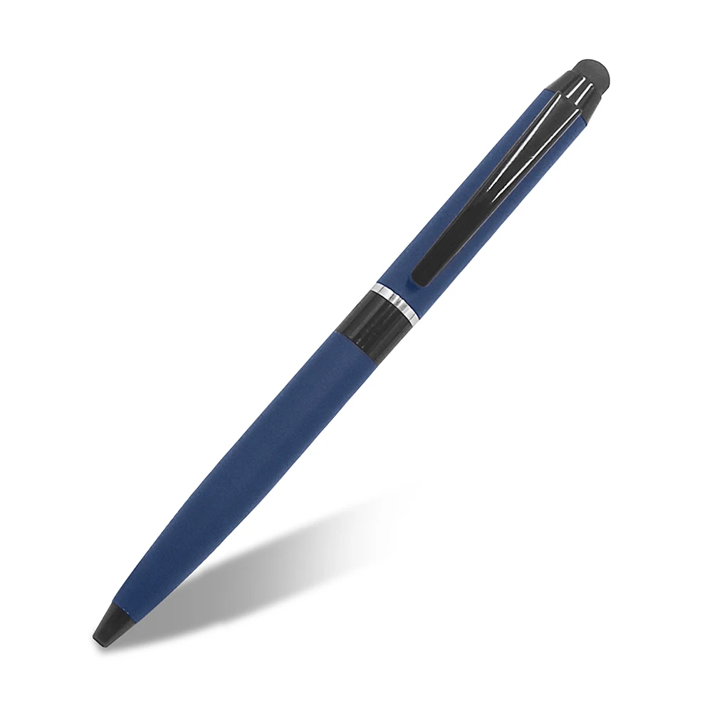 New arrival  Advertising Gift Ball Point Pen with screen touch stylus 2 in 1 Luxury Metal Office Ballpoint Pen
