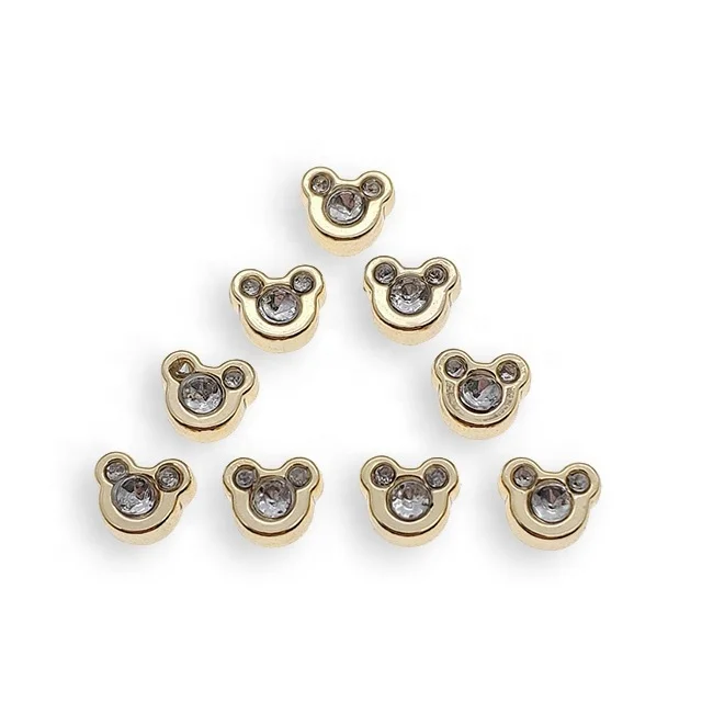 Хорошее качество, цена, гвоздь с двойной головкой медведя, 6 мм, металлическая сумка, заклепка для сумки, обуви, одежды