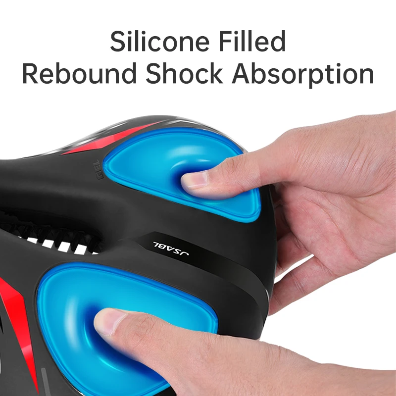 PHILLIPS 2023 New Silicone Thicker Cushion Saddle Pads/Bike Seat Cushion/Hollow Cushion