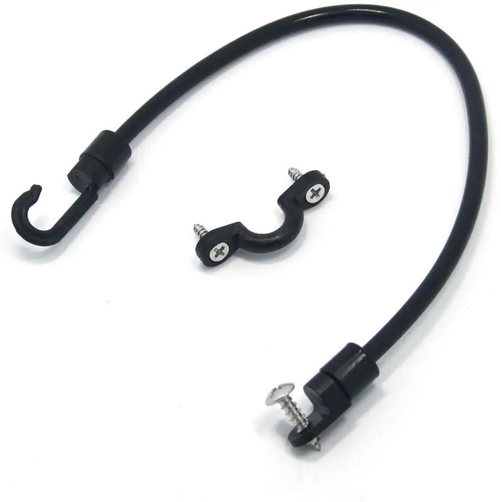 SAMSFX Fishing Non-Stretch Rod Tamer Straps Pole Holder Deck Mount Connector for Kayak Boat & Marine Fishing