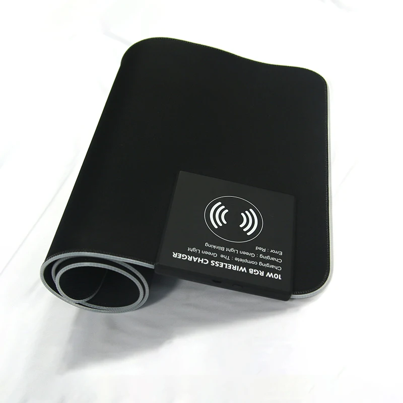
Big Custom Gaming Mouse Pad Wireless Charging rgb Sublimation Mouse Pad Led Light 