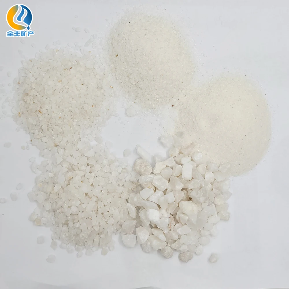 Snow white 40- 80 mesh natural silica sand for sale