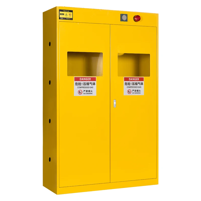 Laboratory Furniture Flammable Storage Safety Cabinet Metal Material Gas Cylinder Cabinet