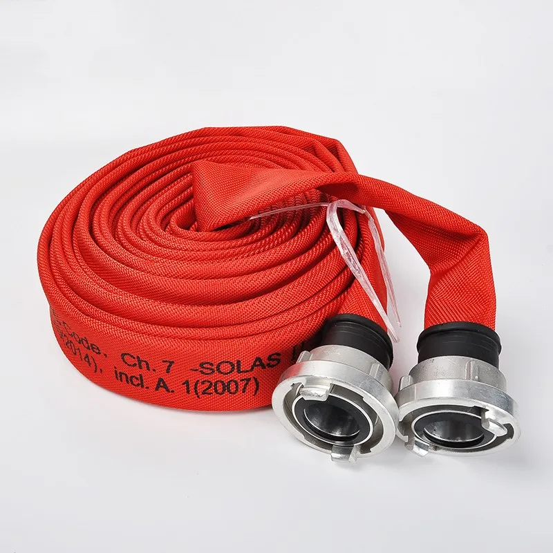 EPDM PU PVC Rubber fire fighting equipment color painted dyed hose 8-25Bar fighting fire hose