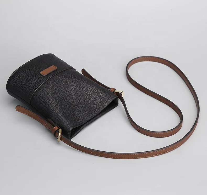 Ladies handbags women bags custom brand 100% genuine leather mobile phone bag small crossbody bag