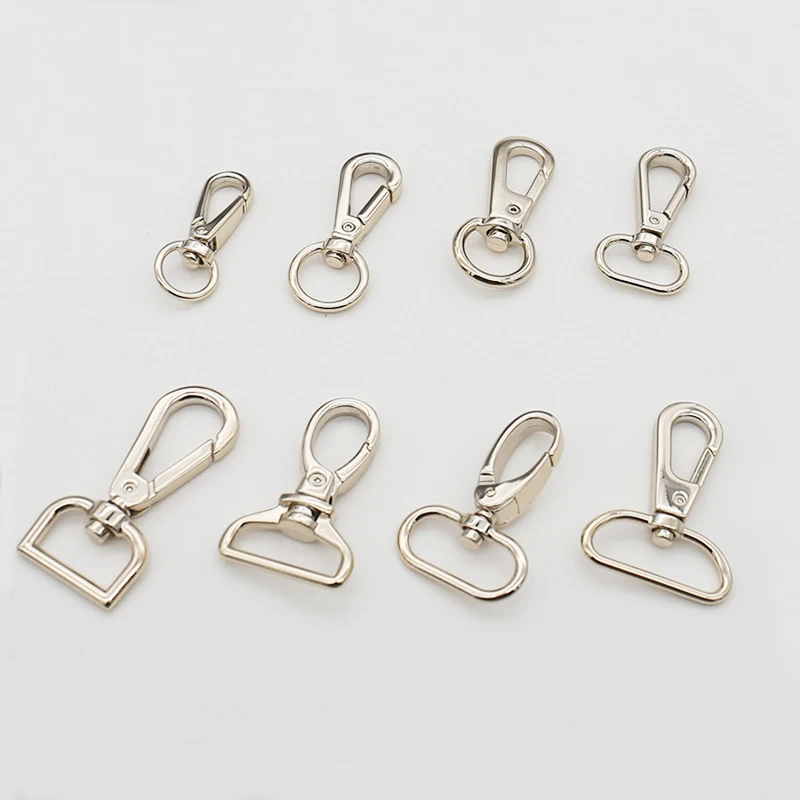 Factory Supply All Kinds Zinc Alloy Swivel Spring Hooks Handbag Snap Hook For Bags Shoulder Strap