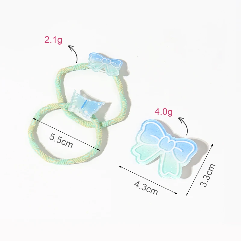 Wholesale Girls Ponytail Holders Hair Bands Rope Butterfly Hair Tie Hair Accessories