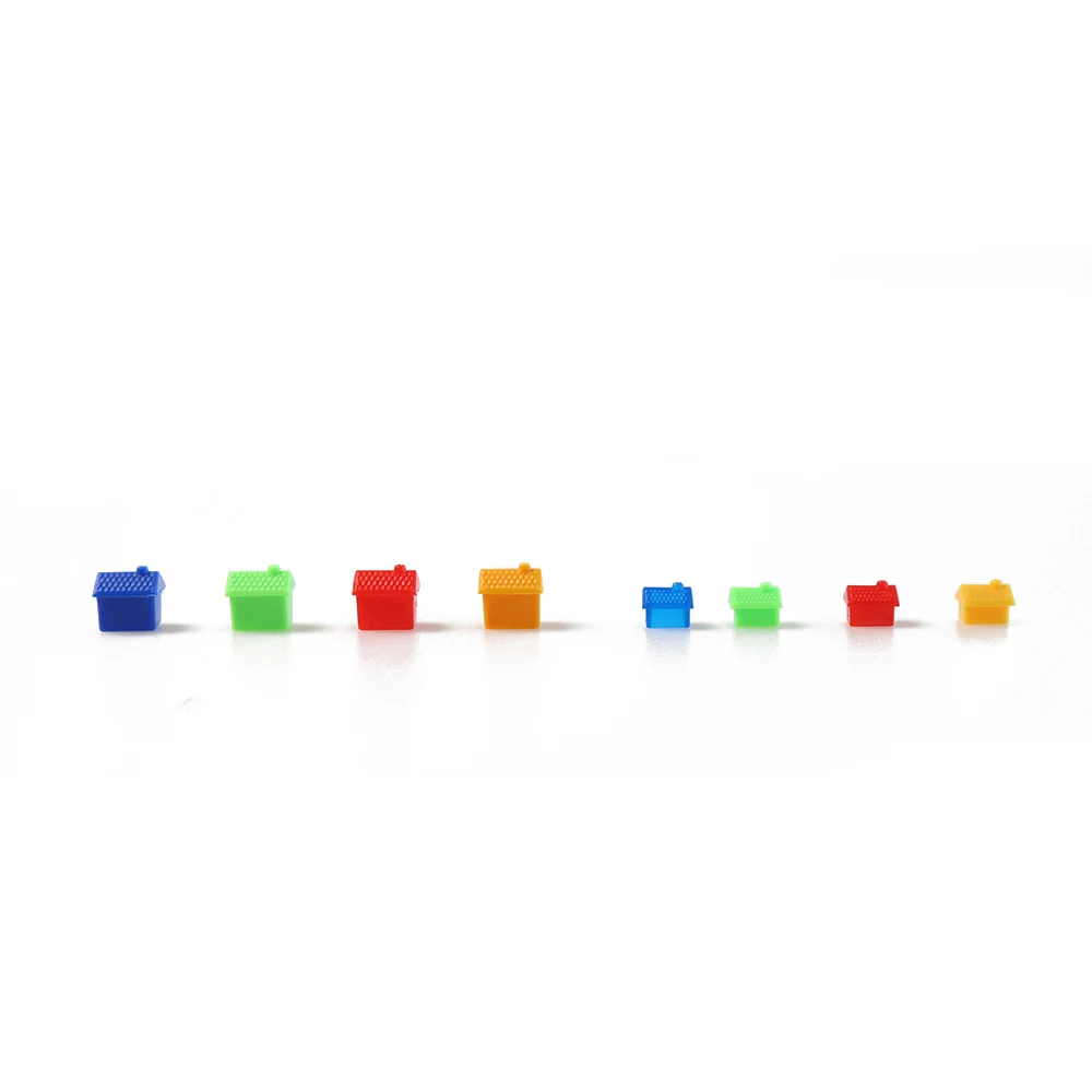 China Suppliers High Quality Plastic Board Game Pieces Board Game Pawns Board Game Pieces Cubes