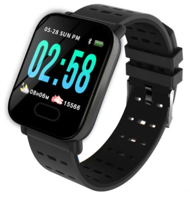 2020 Newest Smart watch A6 Support Heart Rate Monitor Blood Pressure Smart Bracelet Watch For IOS Android phones