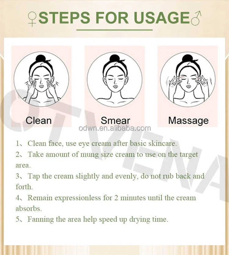 OTVENA Wholesale Low Moq Multi Action Anti Aging Eye Cream for Dry Sensitive Skin First Aid Beauty Eye Cream