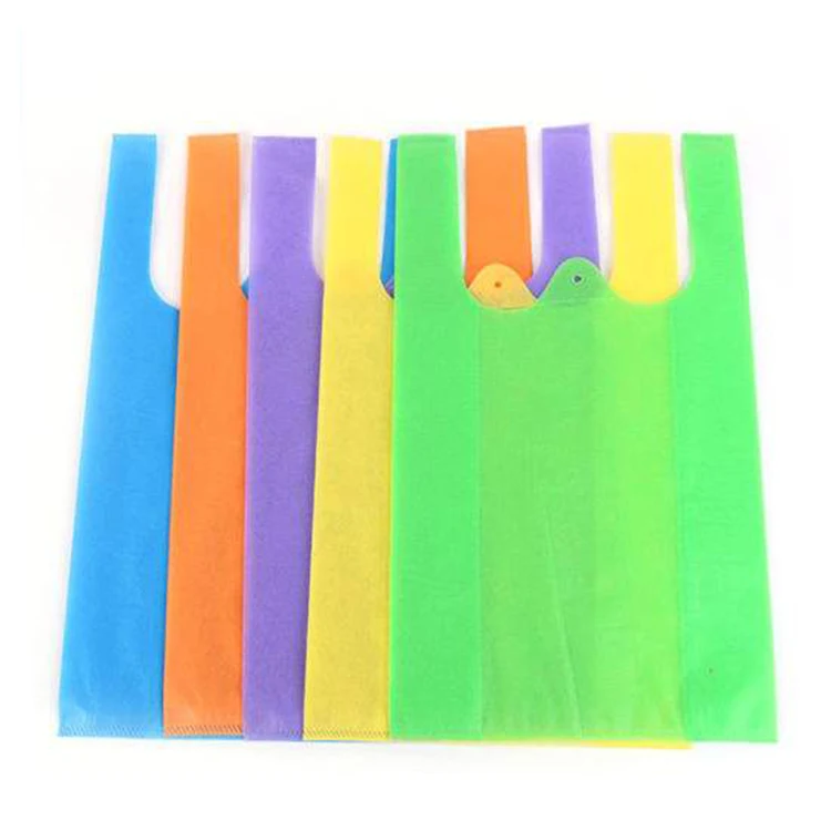
Hot Sale T-shirt Eco-friendly Reusable Bag Non Woven Bag 