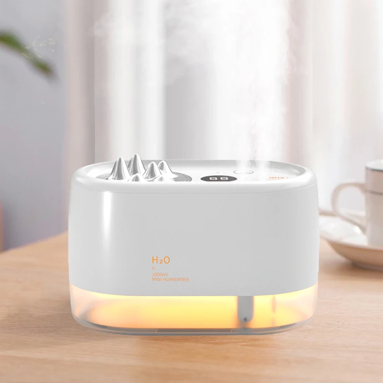 New Upgraded Portable colorful Cool Mist Usb Led Room Peak Humidifier Mini H2o Air Humidifier