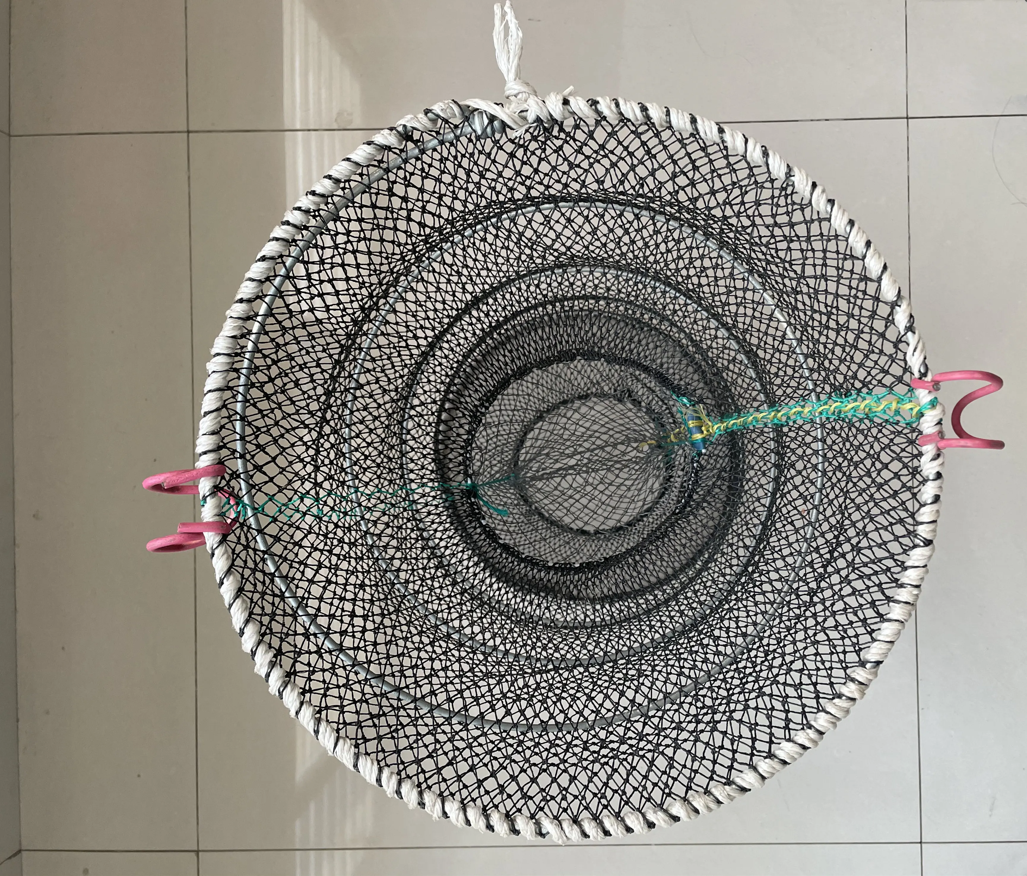 Fishing crab trap network cages shrimp nylon netting Automatic Fishing Cage Foldable Trap Cast Net