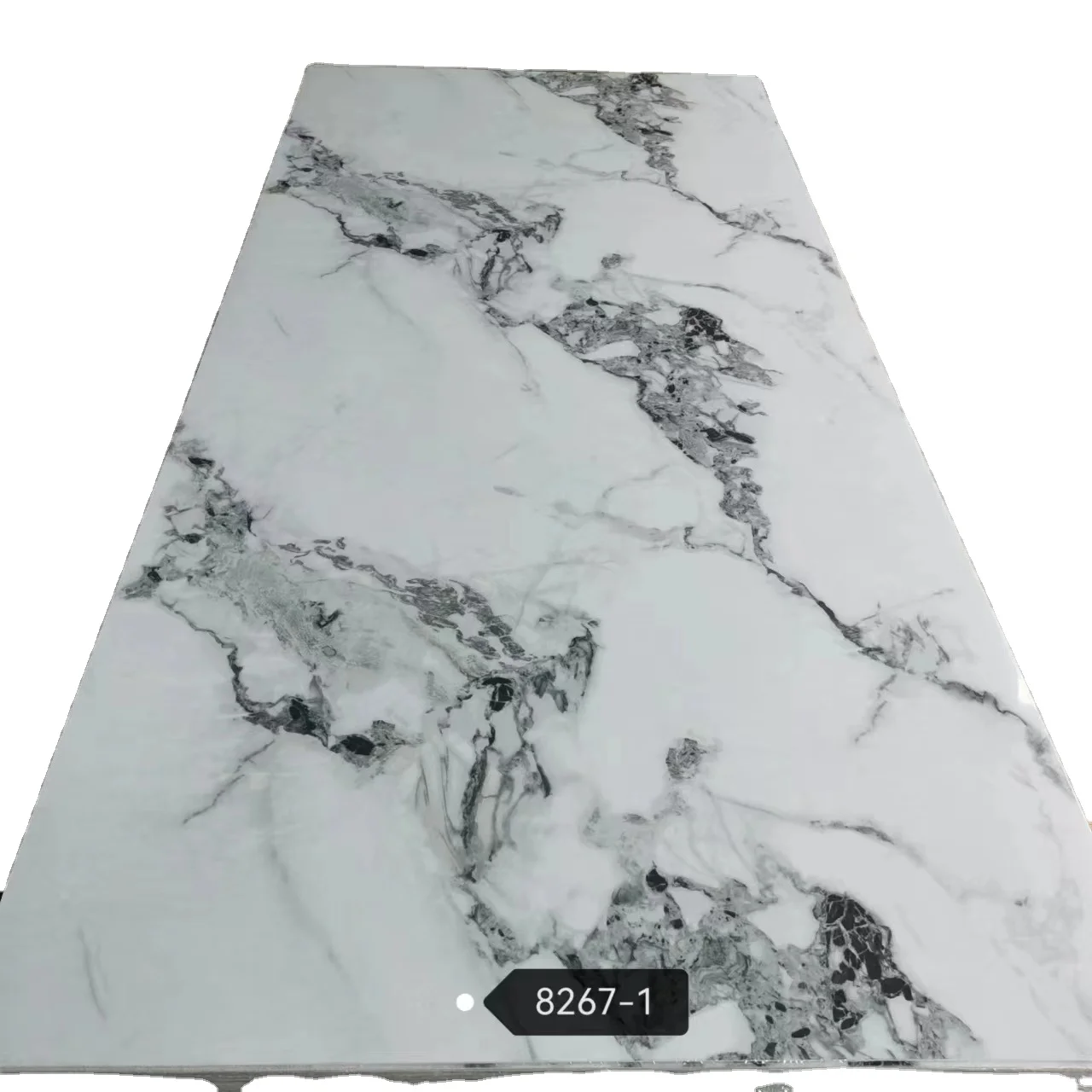 2024 PVC UV marble Wall Panel 2.5mm 3mm PVC Marble Wall Panel 2-4 mm thickness 3D pattern