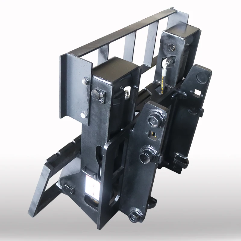 factory directly supply 2.5 ton hinged fork forklift carriage with claw forklift attachment