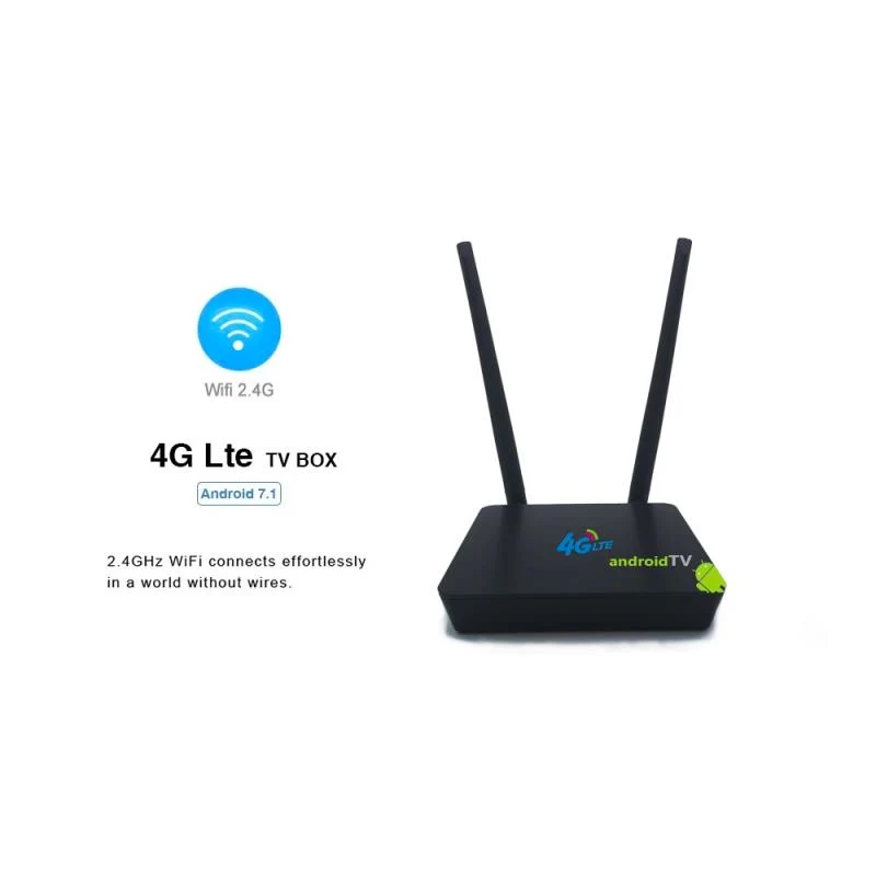  Android LTE OTT TV ott IP ТВ Декодер каналов кабельного телевидения 4G-LTE маршрутизатор 2 Гб оперативной памяти 16 ГБ строенной под S905X Quad 64-разрядный Cortex-A53 процессор 4K 4 аппарат не привязан к оператору сотовой связи Wi-Fi