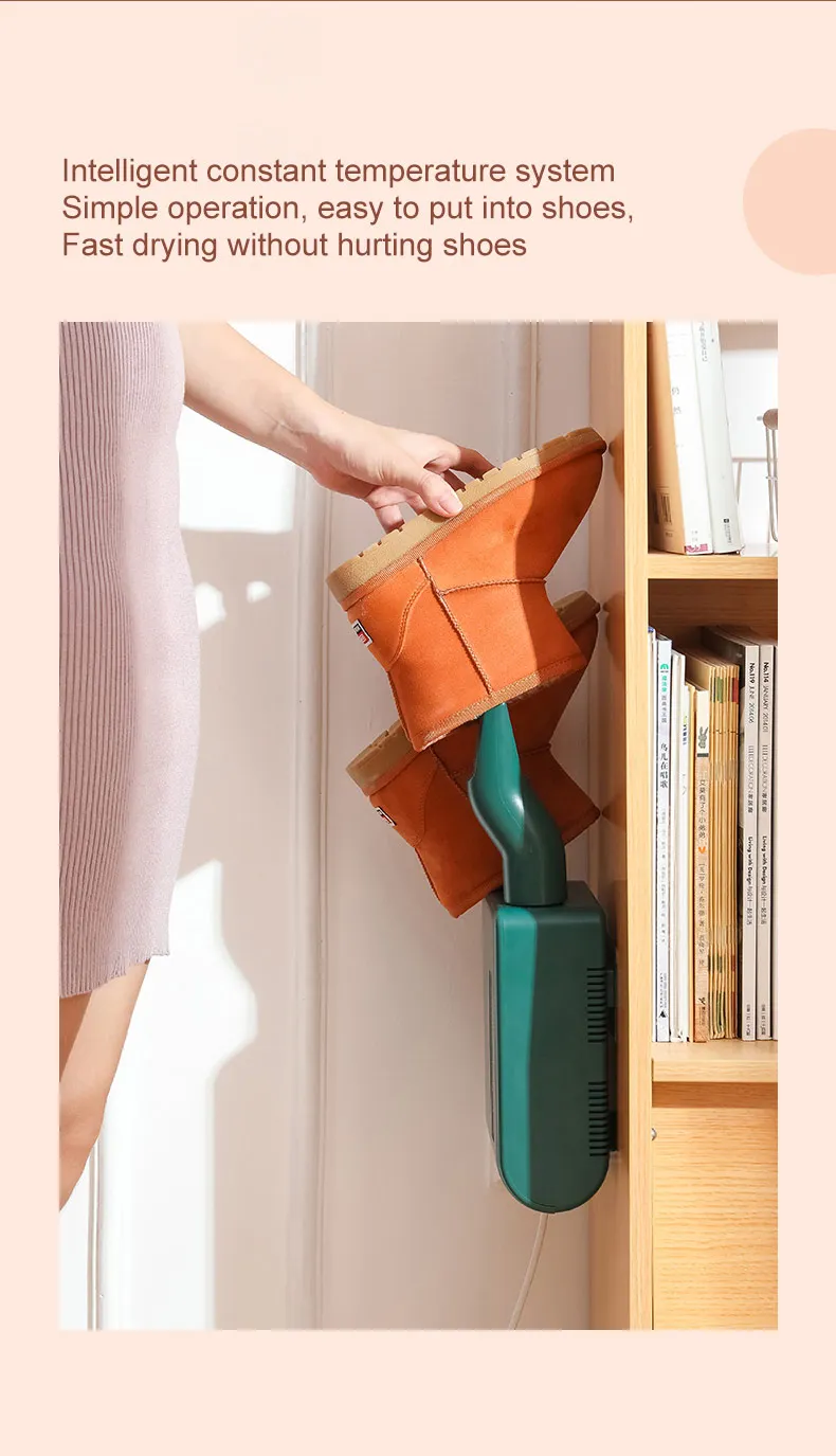 220V/110V Timed Shoe Dryer Deodorant Fast Dryer Heater Deodorizer Dehumidifier Device Foot Warmer Heater