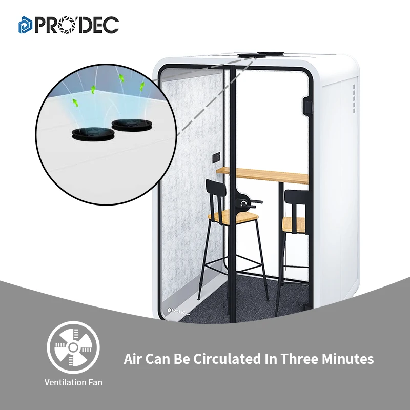 chat pod 6 people office work space privacy accostic meeting phone pod