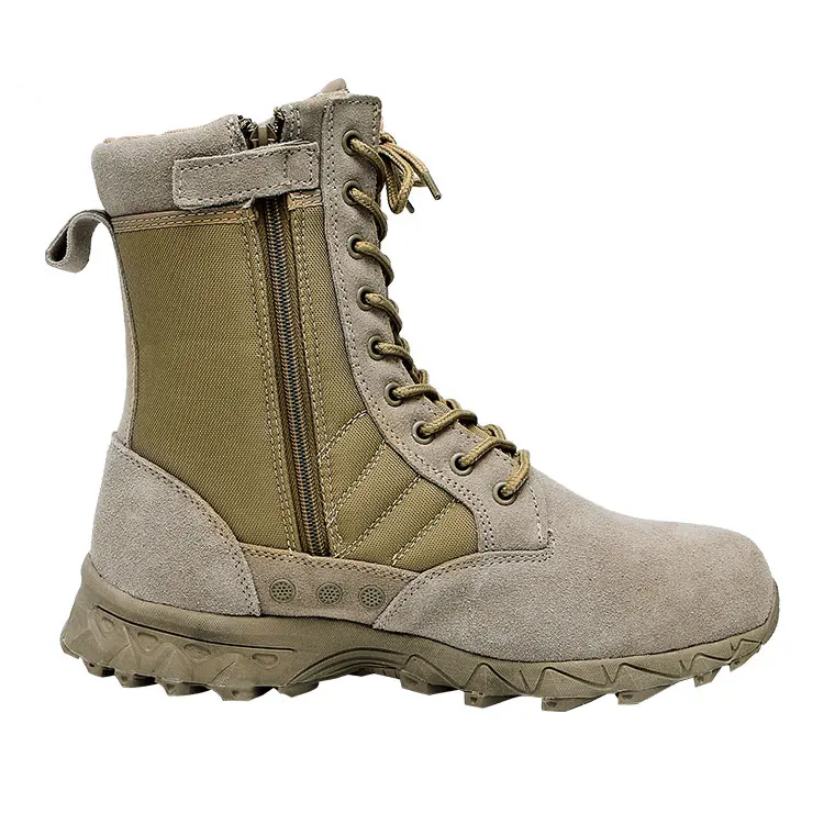 XINXING Good Quality Hiking Tactico Desert Boots Men Woman Female Outsole Waterproof Combat Boots with Zipper