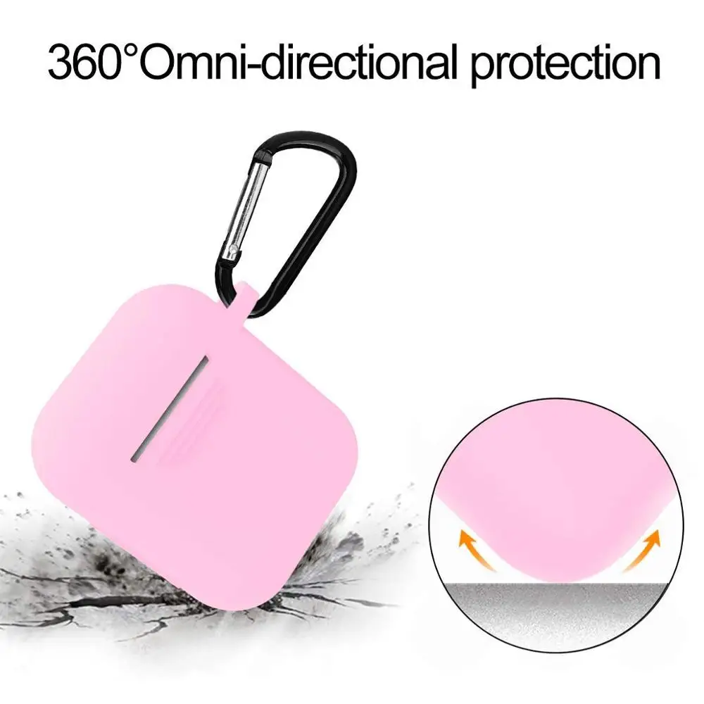 Силиконовый защитный чехол с логотипом под заказ для наушников airpods